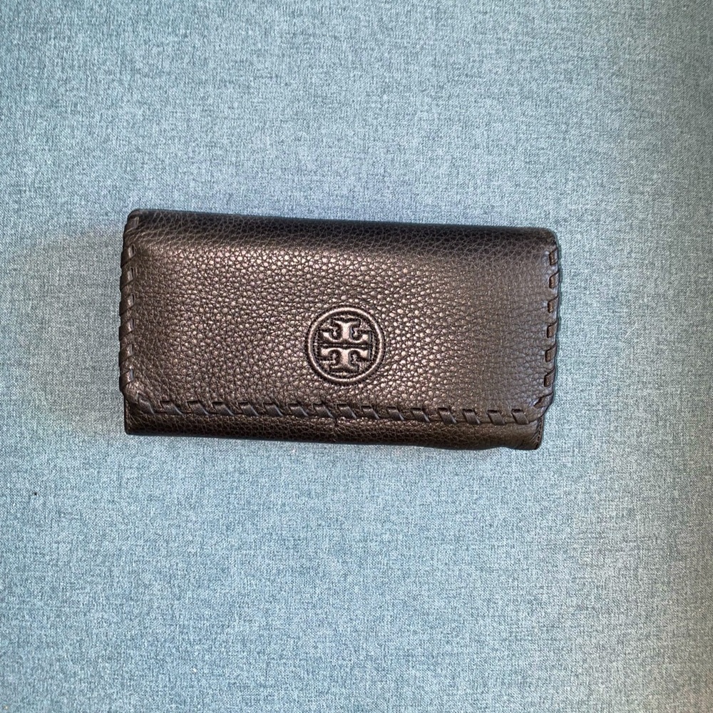 Tory Burch Black Leather Wallet